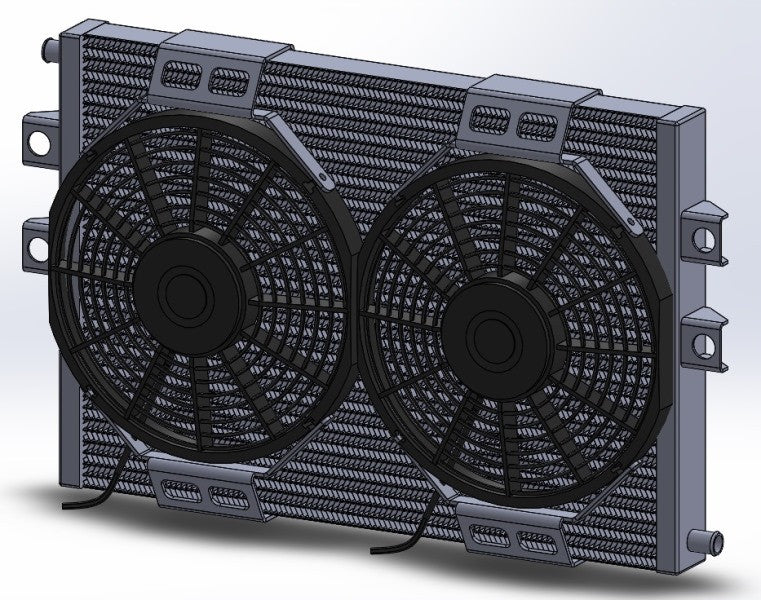 2016-2017 Shelby GT350/GT350R Dual Fan Upgrade Kit